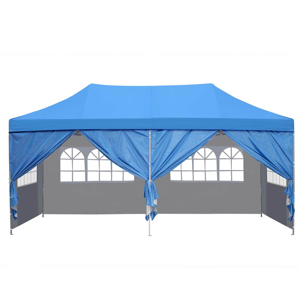 Ainfox 10x20Ft Pop up Canopy Tent Party Heavy Duty Instant Gazebo with 4 Removable Sidewalls