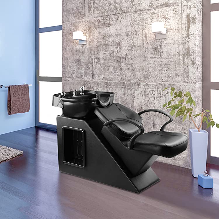 Ainfox Salon Backwash Barber Chair Shampoo Chair Beauty Spa Equipment
