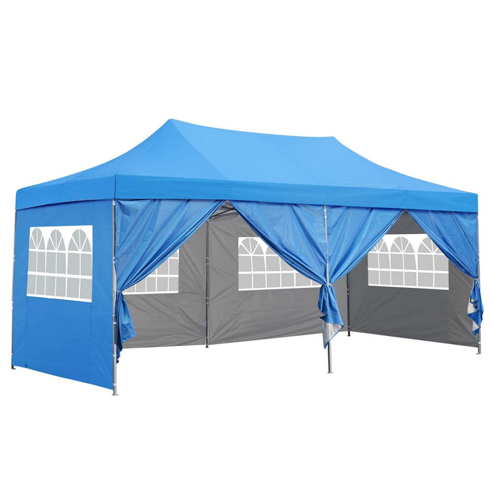 Ainfox 10x20Ft Pop up Canopy Tent Party Heavy Duty Instant Gazebo with 4 Removable Sidewalls