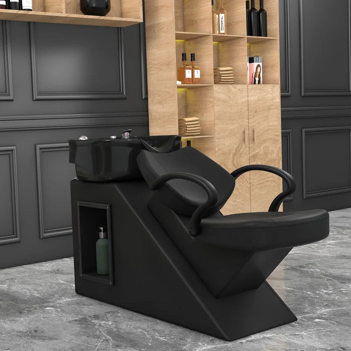 Ainfox Salon Backwash Barber Chair Shampoo Chair Beauty Spa Equipment
